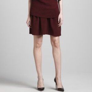 Catherine Malandrino Antigone wool felt flare skirt